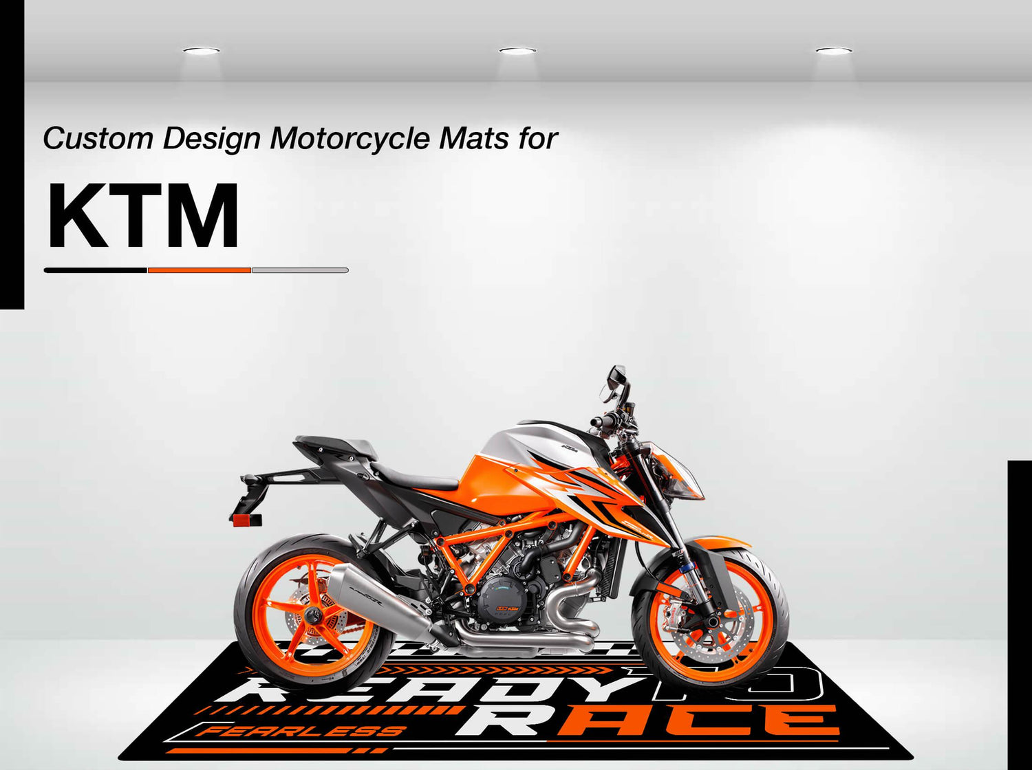 Designed Motorcycle Mat for KTM - Motorcycle Pit Mat