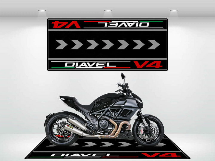 Motorcycle Mat Designed for Diavel V4