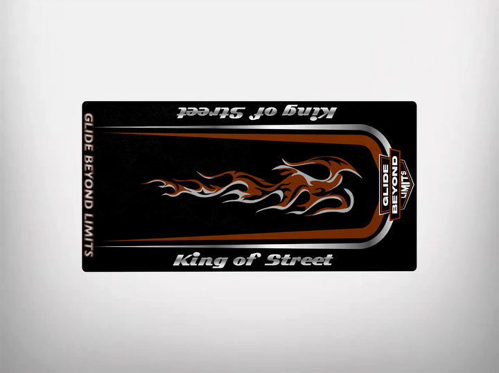 Motorcycle Mat for King of Street - Glide Beyond Limits