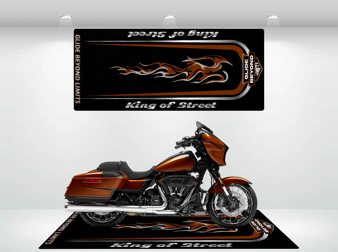 Motorcycle Mat for King of Street - Glide Beyond Limits