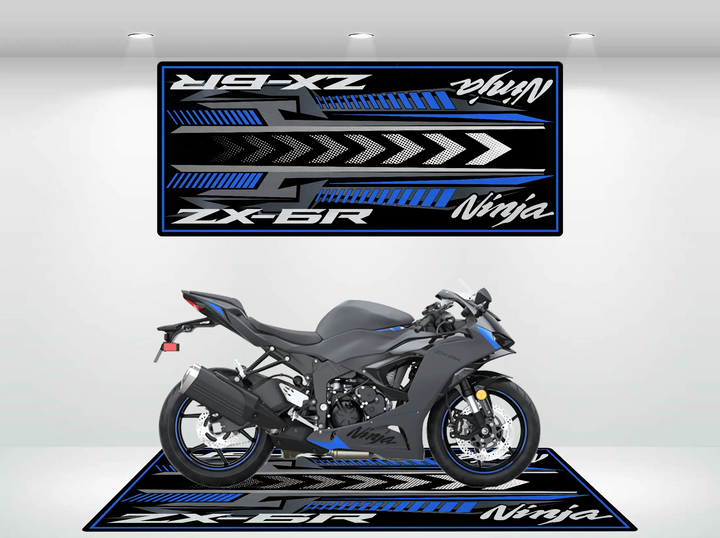 Motorcycle Mat for Kawasaki ZX-6R