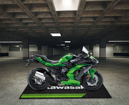 Motorcycle Mat for Kawasaki - Motorcycle Pit Mat