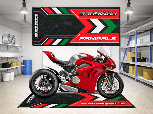 Motorcycle Mat for 899 Panigale - Motorcycle Pit Mat