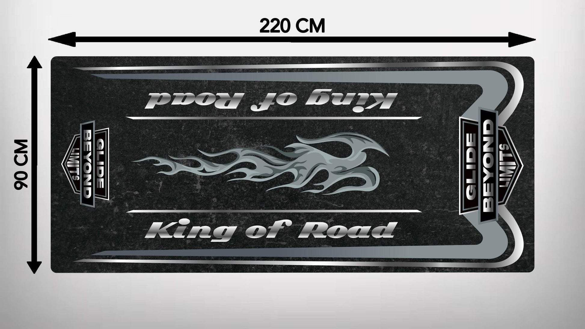 Motorcycle Mat for Harley King of Road - Motorcycle Pit Mat