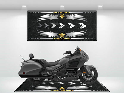 Motorcycle Mat for Honda Goldwing - Motorcycle Pit Mat