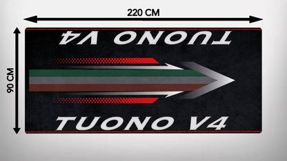 Motorcycle Mat for Tuono V4 - Motorcycle Pit Mat