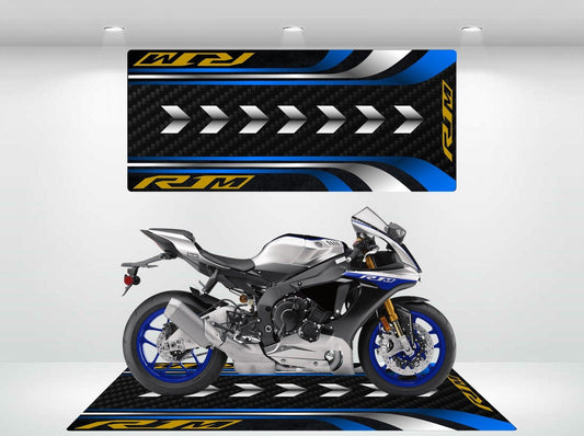 Motorcycle Mat for Yamaha R1M - Motorcycle Pit Mat