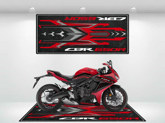 Motorcycle Mat for Honda CBR650R - Motorcycle Pit Mat