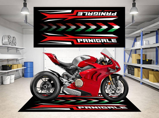 Motorcycle Mat for Panigale - Motorcycle Pit Mat