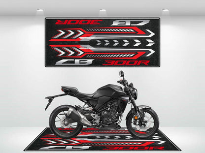 Motorcycle Mat for Honda CB300R - Motorcycle Pit Mat