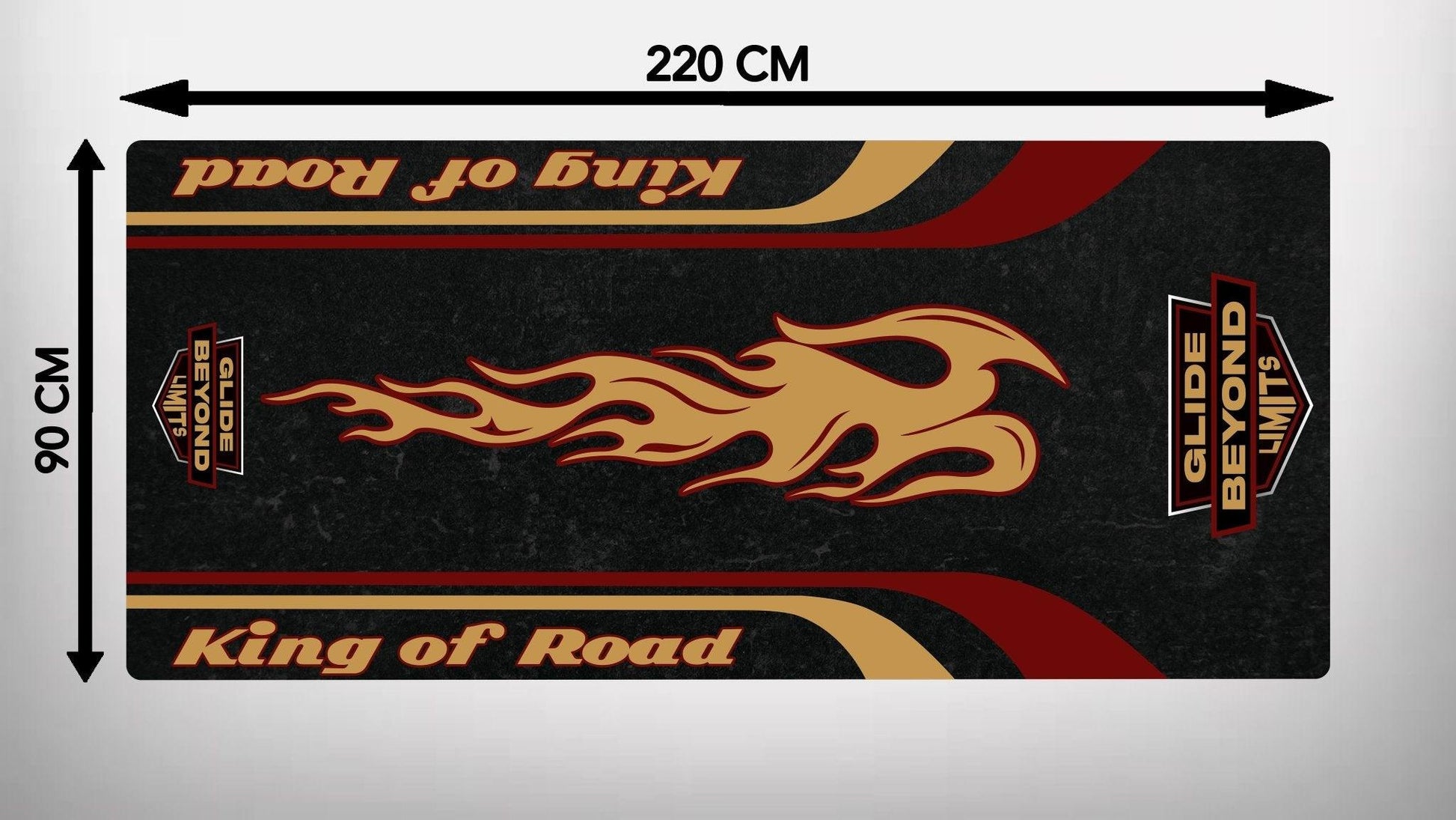 Motorcycle Mat for Harley King of Road CVO - Motorcycle Pit Mat