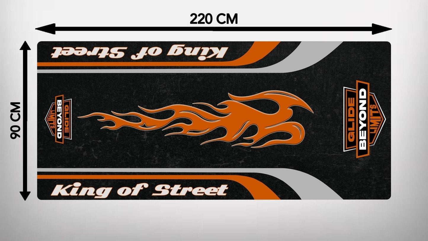 Motorcycle Mat for Harley King of Street - Motorcycle Pit Mat