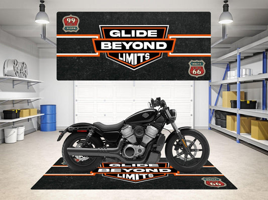 Motorcycle Mat for Harley Universal - Motorcycle Pit Mat