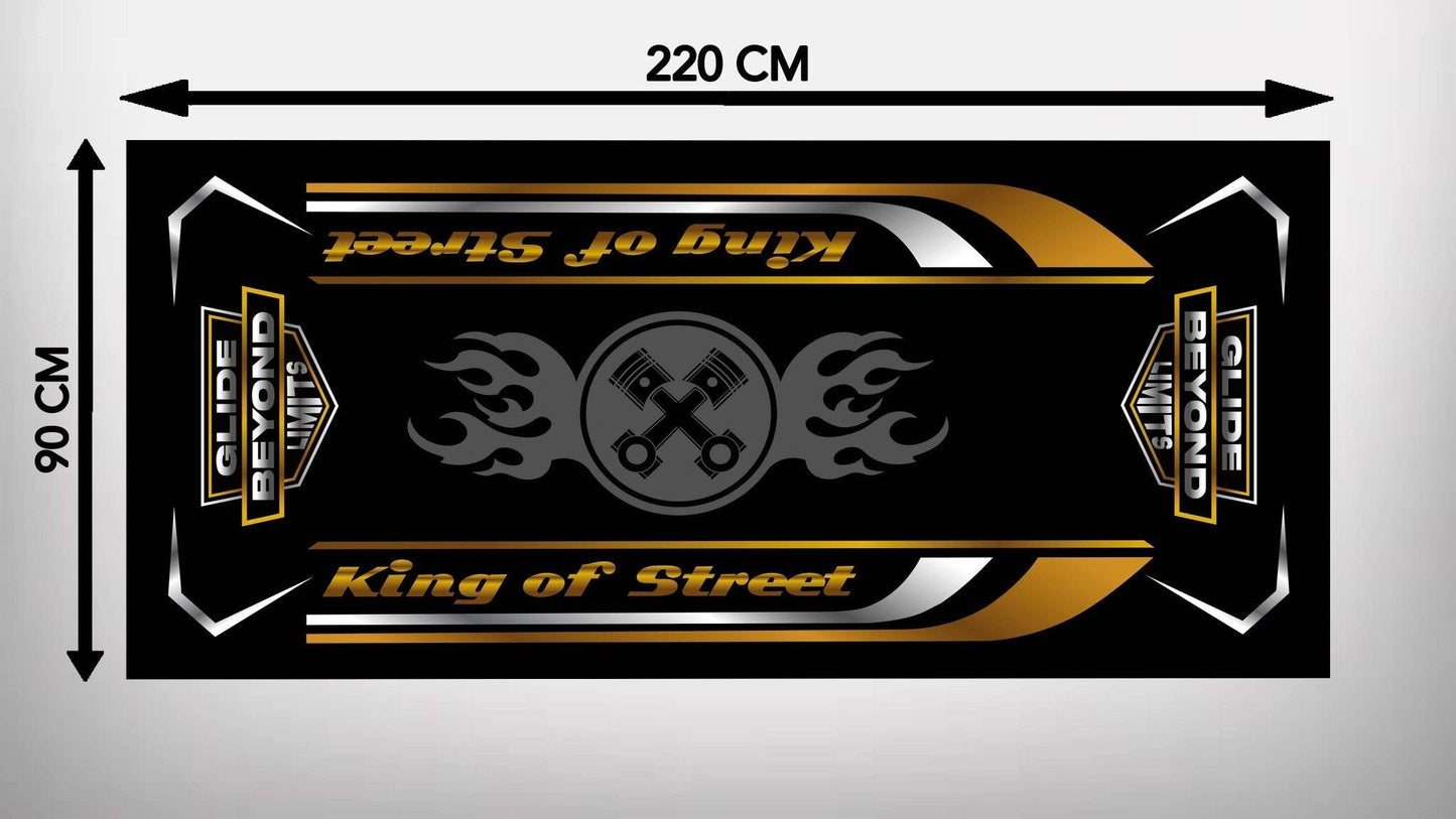 Motorcycle Mat for Harley King of Street - Motorcycle Pit Mat