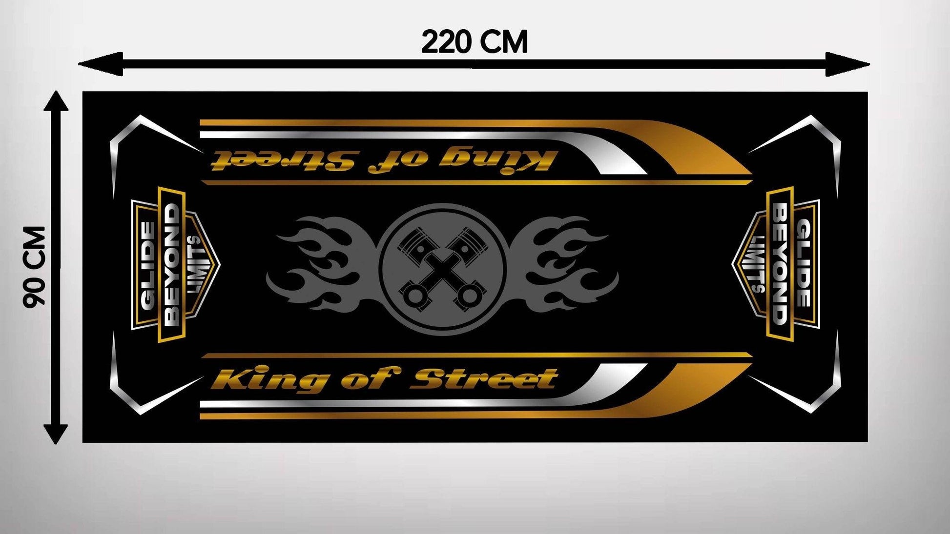 Motorcycle Mat for Harley King of Street - Motorcycle Pit Mat