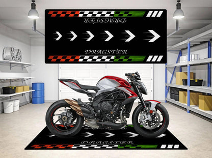 Motorcycle Mat for MV Agusta Dragster - Motorcycle Pit Mat