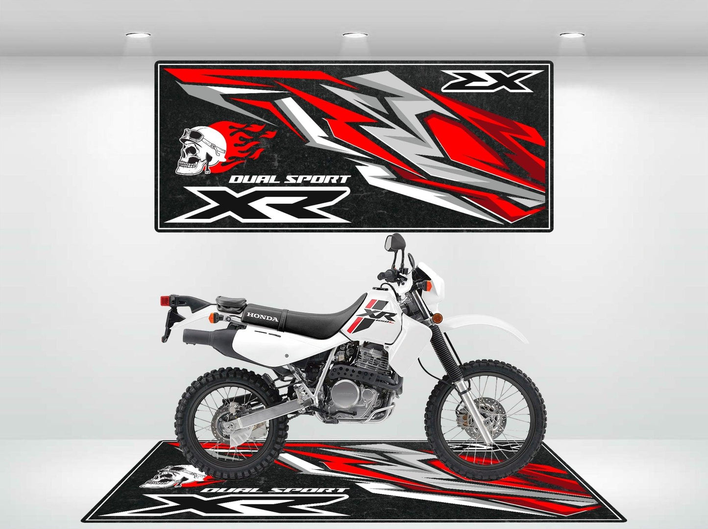 Motorcycle Mat for Honda XR - Motorcycle Pit Mat