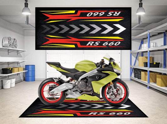 Motorcycle Mat for RS660 - Motorcycle Pit Mat