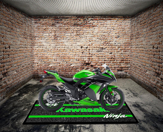 Motorcycle Mat for Kawasaki Ninja - Motorcycle Pit Mat