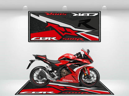 Motorcycle Mat for Honda CBR500R - Motorcycle Pit Mat