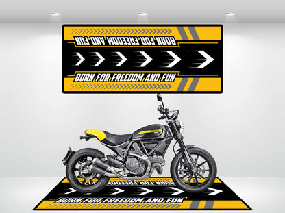 Motorcycle Mat for Scrambler