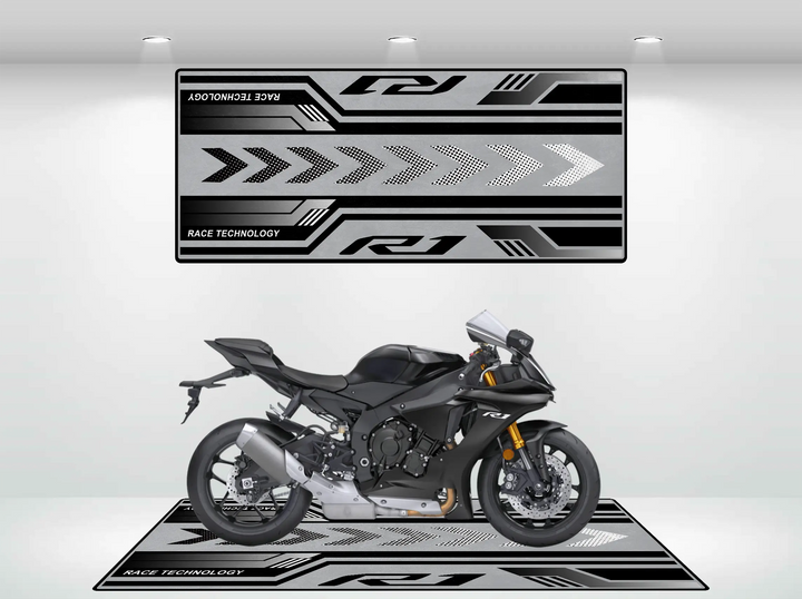 Motorcycle Mat for Yamaha R1 2025 Design